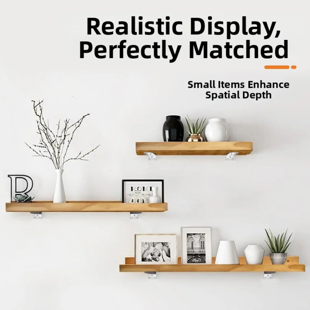 

8pcs Heavy Duty Stainless Steel Corner Connectors Rustproof 90 Degree Angle Brackets Angle Flat Connector Furniture Connector