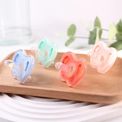 0-3years Old Silicone Baby Fruit Pacifier Newborn Pacifier Apple Pacifier Sleep Comfort Artifact Simulation Pacifierbaby Pacifie