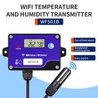 WF501B WiFi Temperature Transmitter Digital Temperature And Humidity Transmitter TEMP&RH Sensor Monitor Data Logger For Storage