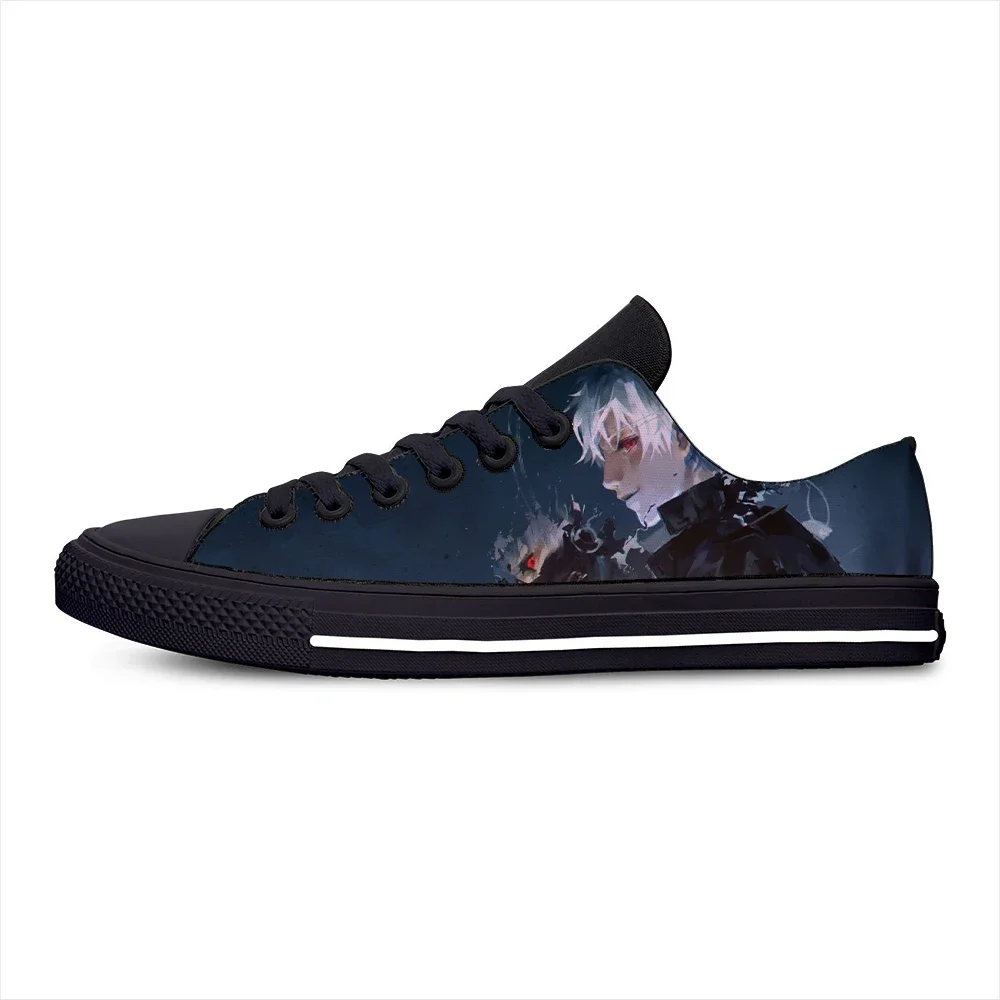 Hot Cool Fashion Low Top Lichtgewicht Sneakers Klassieke Canvas Schoenen Man Vrouw Tokyo Ghoul Hoge Kwaliteit Klassieke Board Schoenen