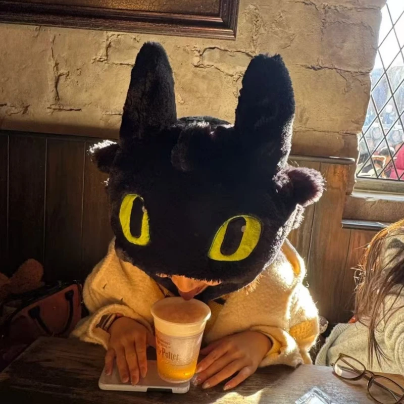 หมวกตุ๊กตาไร้ฟันสำหรับเด็กผู้หญิง อุ่น น่ารัก วิธีการฝึกมังกรของคุณ ของเล่นหมวกการ์ตูนสร้างสรรค์ ของขวัญสำหรับเด็กผู้หญิง