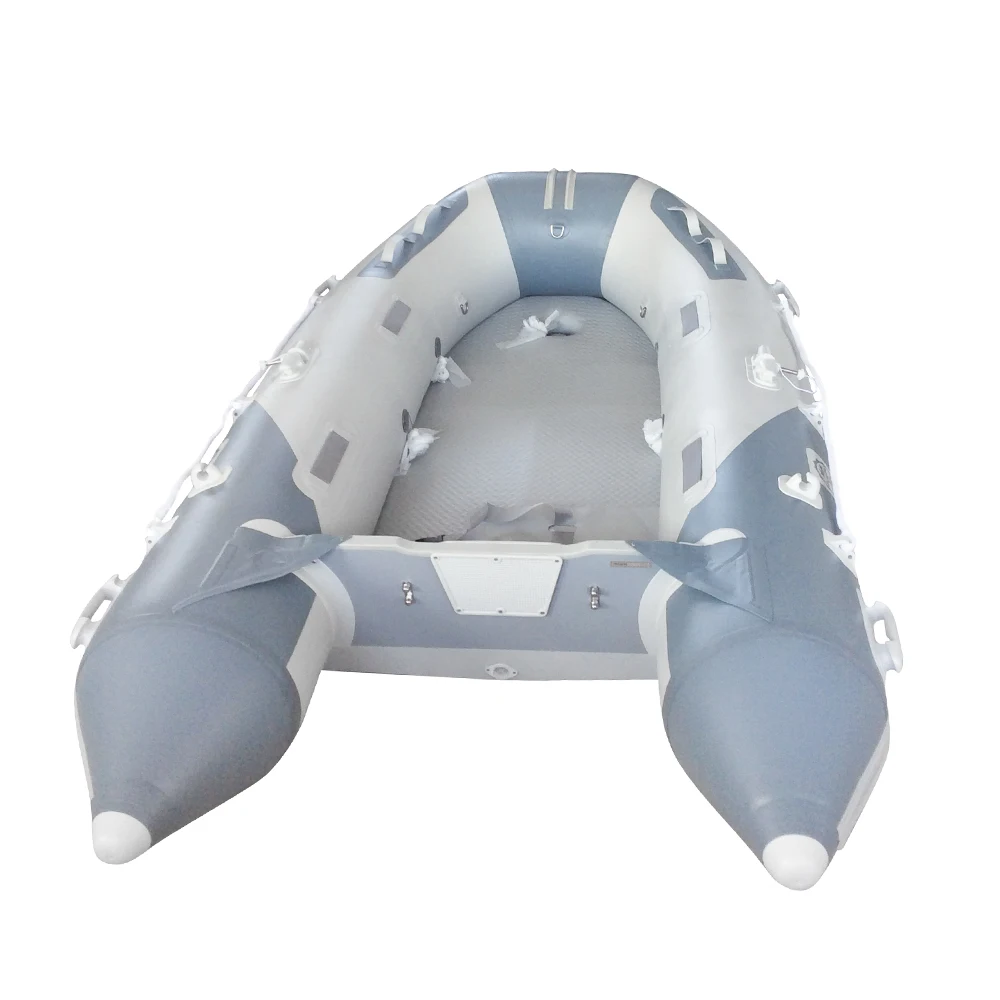 Herofuns Inflatable Boat 320cmx151cm 3 Layer Inflatable Fishing Boats Laminated Wear-Resistant Kayak Rowing Canoe
