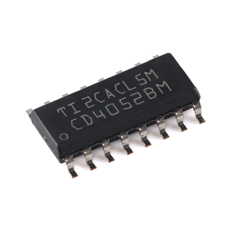 Original genuine CD4052BM96 SOIC-16 low conduction leakage current 2 channel 4:1 analog switch