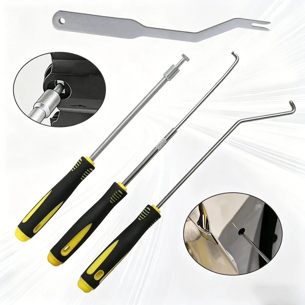 

4PCS Car Outer Door Handle Disassembly Tool Trim Removal Tool Kit For Seat T10539 T10389 T10118 T10518A Auto Tools Accessory