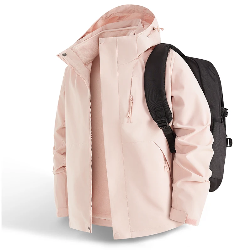 

Man Cycling Jacket Windbreaker Three-in-one Thickened Inner Liner Autumn Winter Thickened Coat for Both Couple Outdoor Clothing