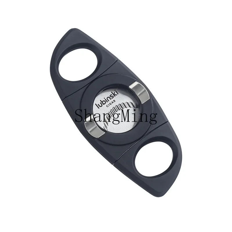 

CL LUBINSKI Cigar Scissors Stainless Steel Cigar Cutter Serrated Large Caliber Cigar Scissors