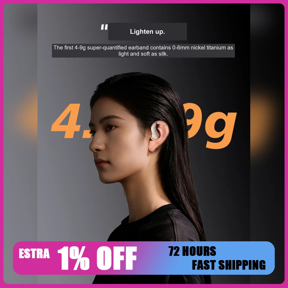 SOAIY GD61 Open Ear Ear Hook Bluetooth Earbuds Wireless Sports Earphones Long Battery Life For Gifts