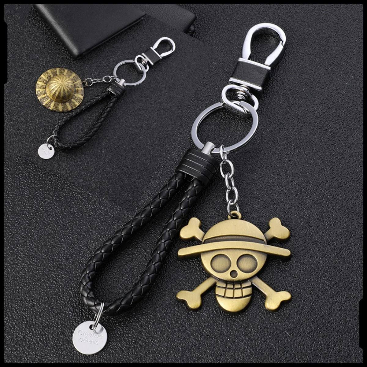 

One Piece Animation Peripheral Movie Cute Keychain Luffy So Keychain Toy Doll Cartoon Male and Female Birthday Gift Halloween