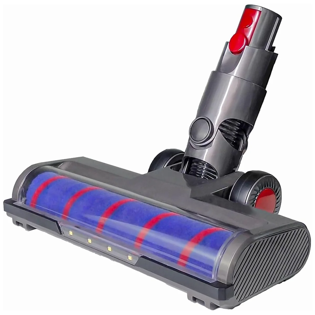 Kepala Sikat Pengganti Populer untuk Dyson V12 Detect Slim dan Seri V10 Slim, dengan Sikat Lantai Pengganti Lampu LED