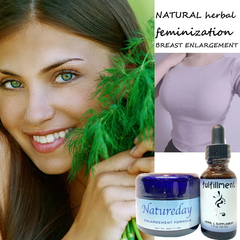 น้ำยาและครีมเพิ่มขนาดหน้าอก NatureDay Herbal Feminization ช่วยให้หน้าอกเต่งตึง กระชับ เต็มอิ่ม ผิวเนียนนุ่ม สำหรับผู้หญิง ผู้ชาย และ MTF