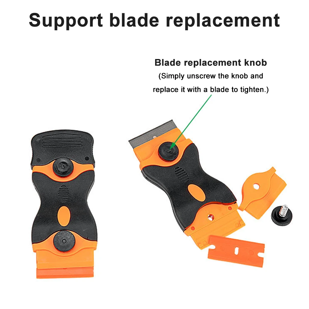 Plastic /Metal Razor Blade Scrapers For The Window Of The Car Vinyl Film Cleaning Adhesive Glass Of Ceramic Powder Remover Tool