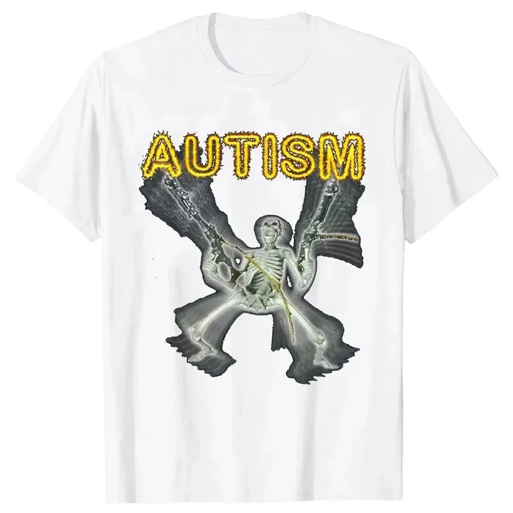 Autism Meme T Shirt Funny Humor Introvert Gift Awareness Neurodivergent T-shirts Men Women Cotton Tshirt Summer Short Sleeve Tee image 4