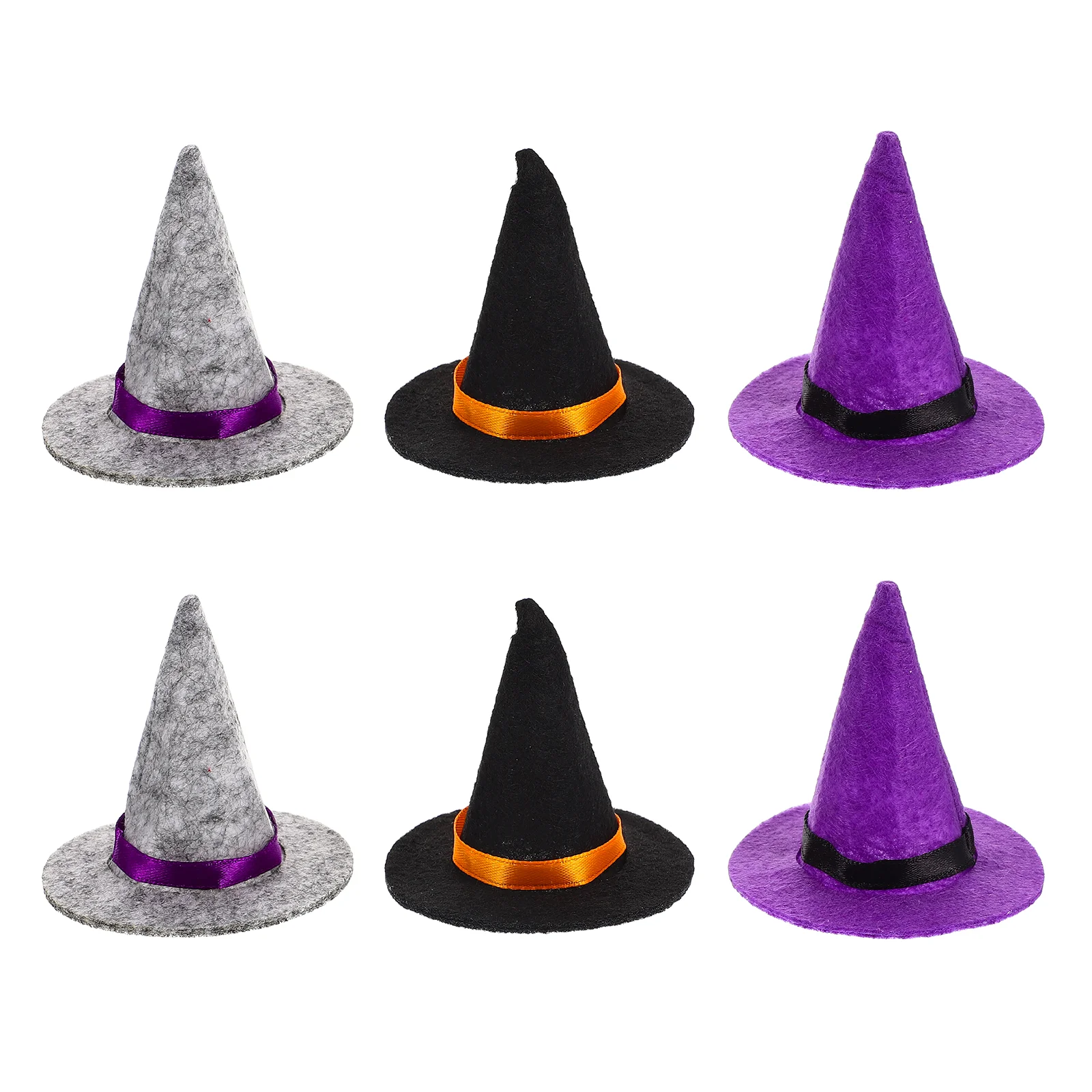 6 Pcs Bottle Cover Witch Mexican Hat Party Hats Top Topper Bottles Accessory Decorations Ornament Tiny