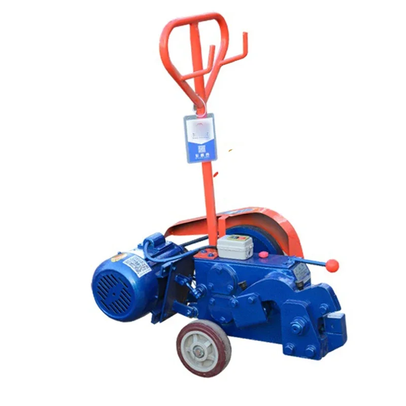 مقصات قضيب فولاذي كهربائية صغيرة تعمل يدويًا آلة قطع محمولة آلات قطع الحديد آلات قطع الرأس