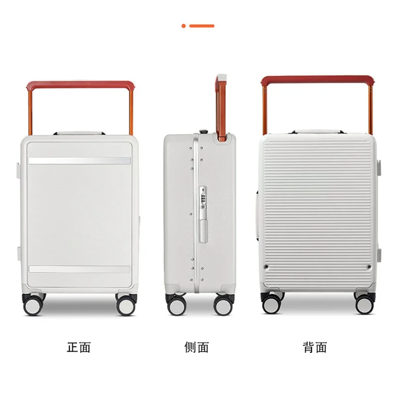 New travel luggage leisure trolley wide pull bar suitcasex fashion simple luggage wholesale large 20/24 "boarding box