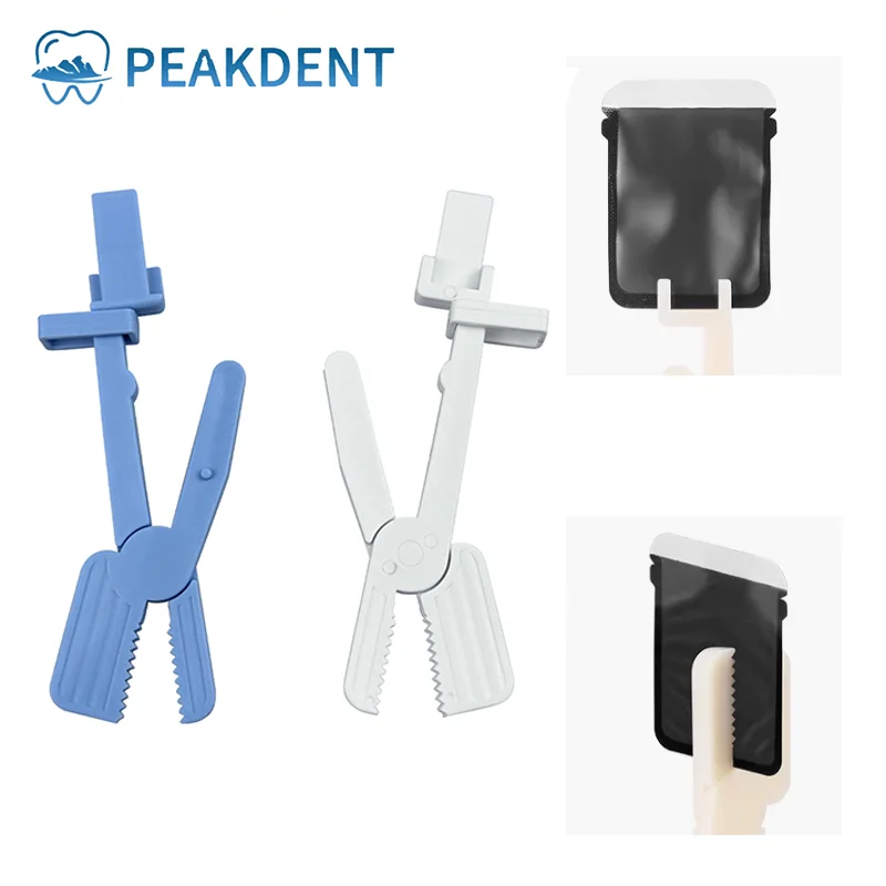 Dental X-Ray Film Clip Portable Plastic Radiograph Film Clamp Xray Sensor Positioner Clip Barrier Envelopes