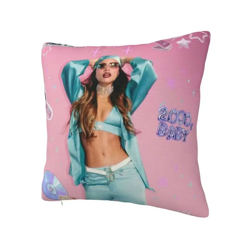 Custom E-Emilia Mernes Square Pillowcover Decoration Album MP3 Cushions Throw Pillow for Sofa Double-sided Printing