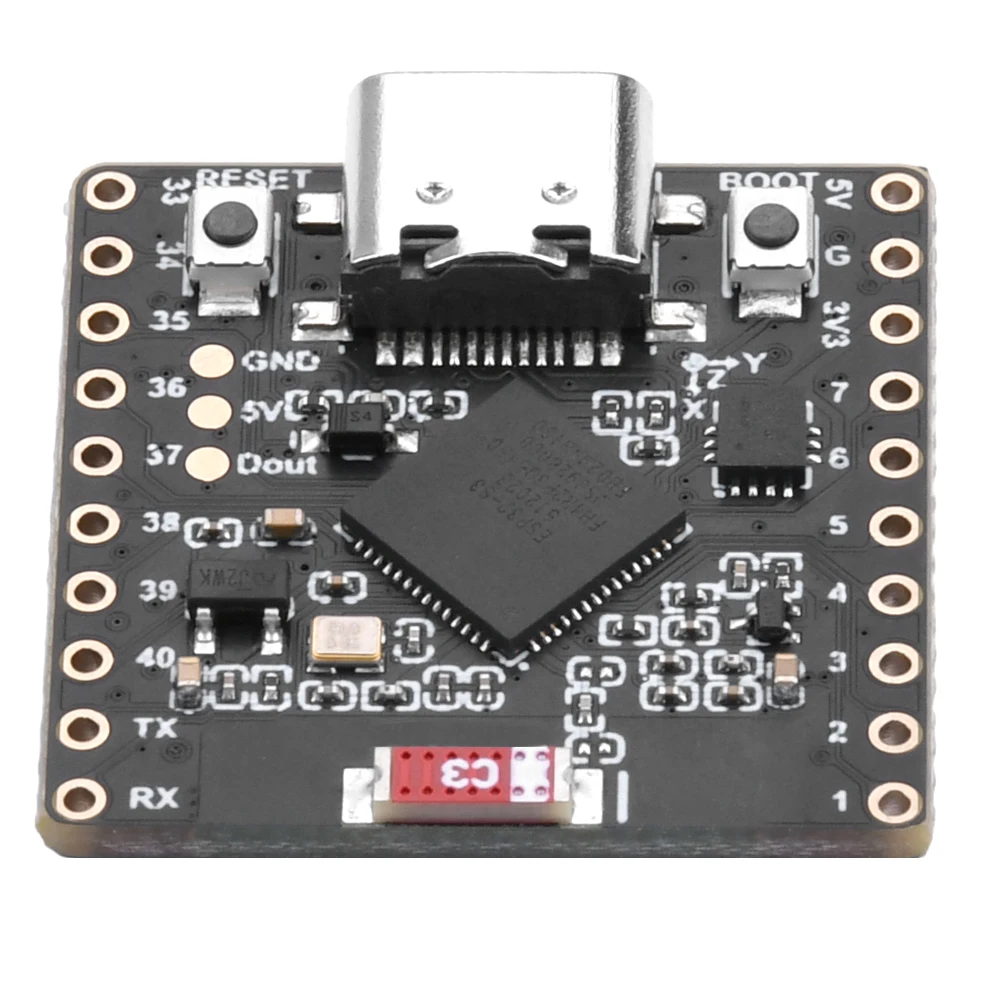 ESP32-S3 Mini-Entwicklungsboard WIFI BT BLE 5 8x8 RGB LED-Matrix an Bord für Elektronikprojekte – Detail 3