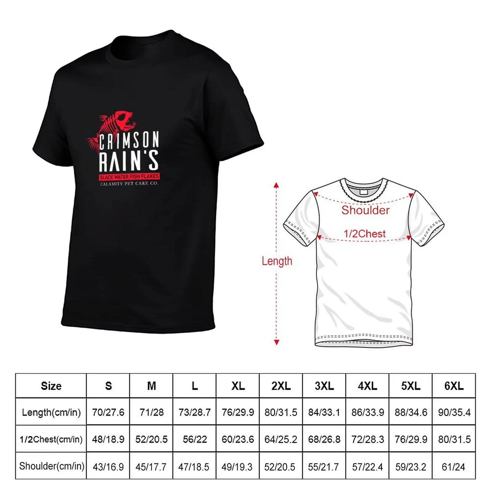 Hua Cheng Crimson Rain Fish Flakes for Black Water He Xuan T-Shirt vintage clothes graphic shirts mens t shirts casual stylish