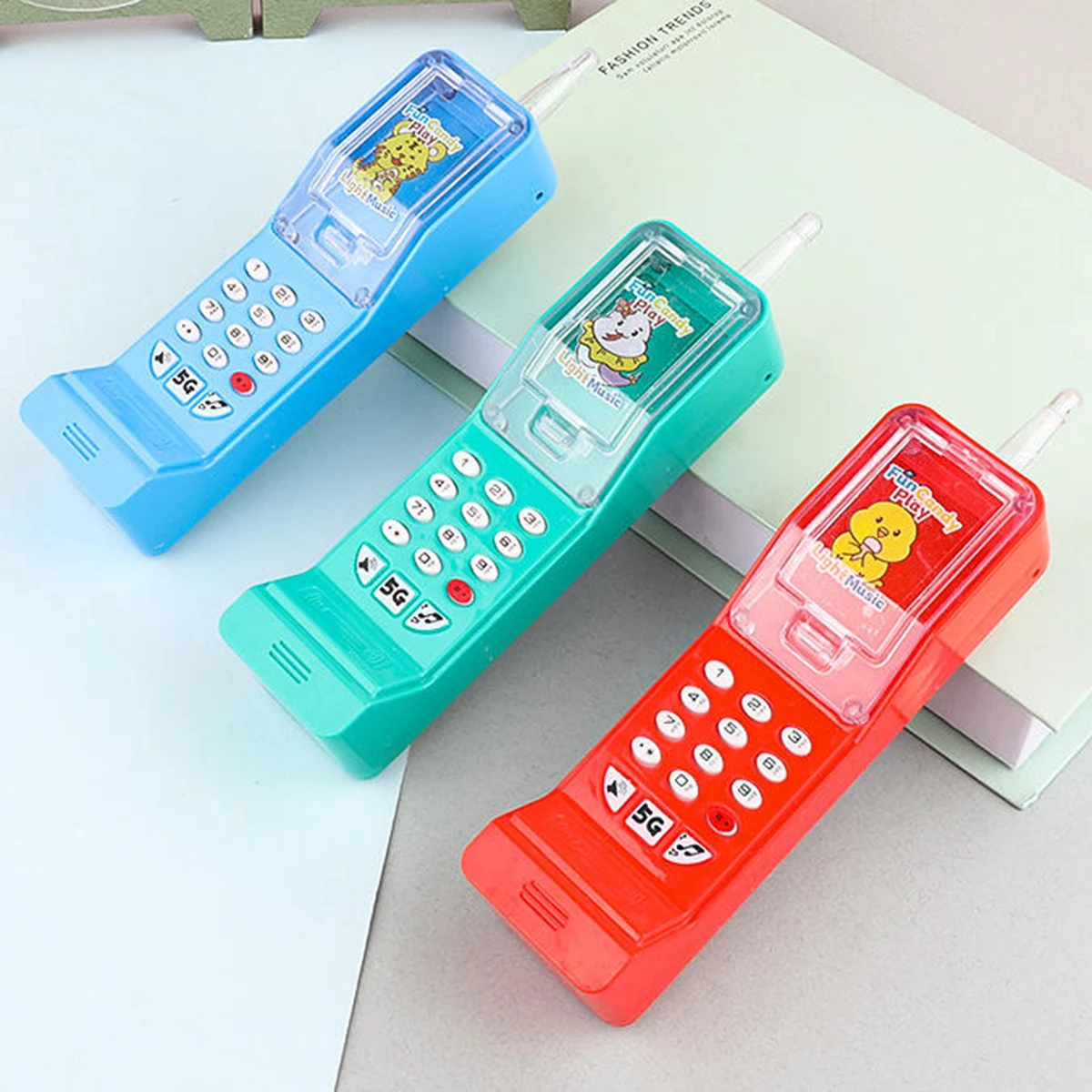 Childhood Nostalgia Toys Simulation Big Brother Light Music Mobile Phone Toys Educational Early Childhood Small Toy Holiday Gift