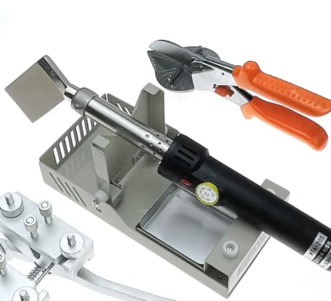 150W PU Round Belt Welding Machine Set Polyurethane Belt Welder Set 150-350 ℃ Adjustable Temperature Electric Soldering Iron
