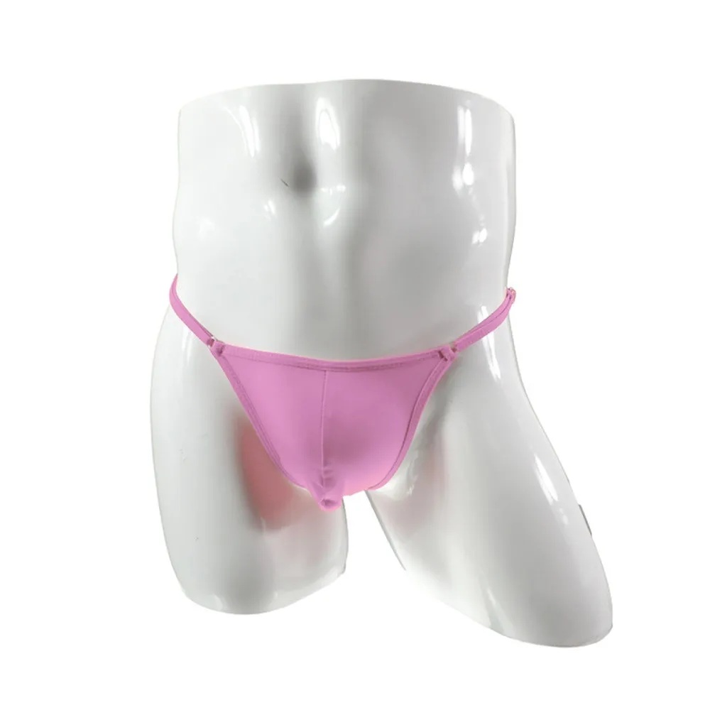 

Men Thong Underwear Men's Sexy Mini Bikini Underpants U Convex Pouch T-back Panties Hombre G-strings Ultra Thin Micro Panties