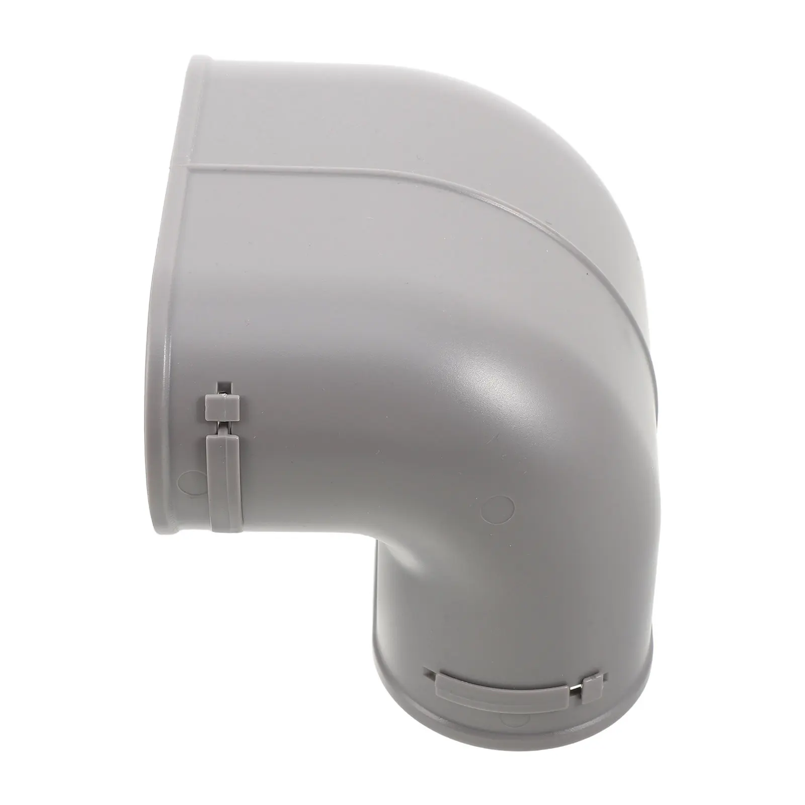 Pe Flat Oval Duct Elbow 90 Degree Vertical Bend Ventilation Pipe Fitting for Whole House Fresh Air System Floor Ducting Smooth