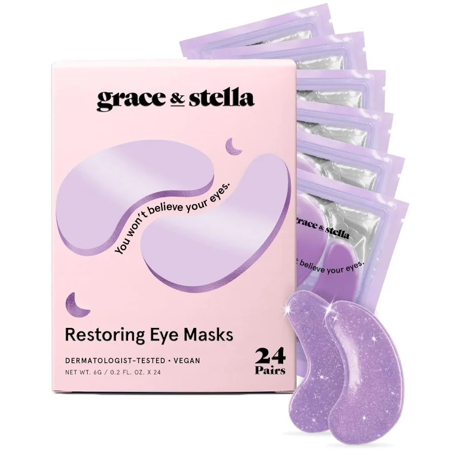 

Under Eye Patches for Puffy Eyes and Dark Circles Retinol 24 Pairs Reng Gel Under Eye Masks with Hyaluronic Acid Vegan CrueltyF