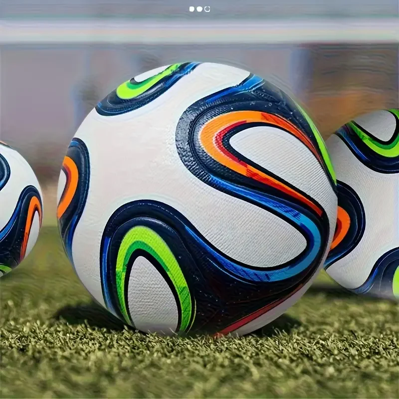 サッカー 2014 競技用 サイズ5 PU 大人用 サッカーボール アウトドア スポーツ トレーニングボール プロ仕様 厚手 チームサッカー フリーネット