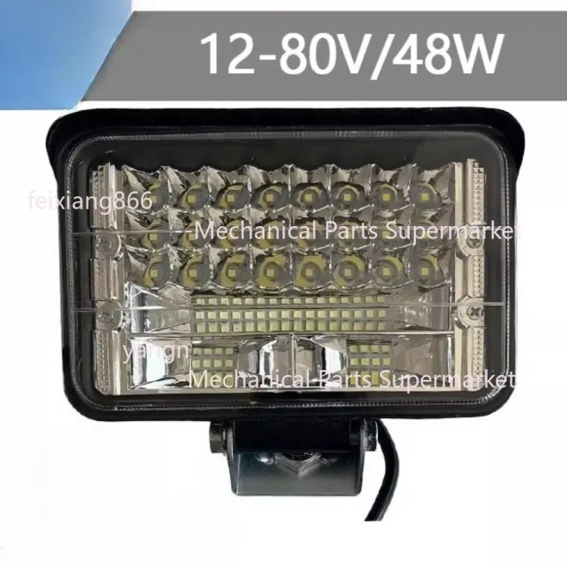 

Светодиодная фара для вилочного погрузчика и тяжелой техники, 12-80В, 48Вт, с широким углом обзора