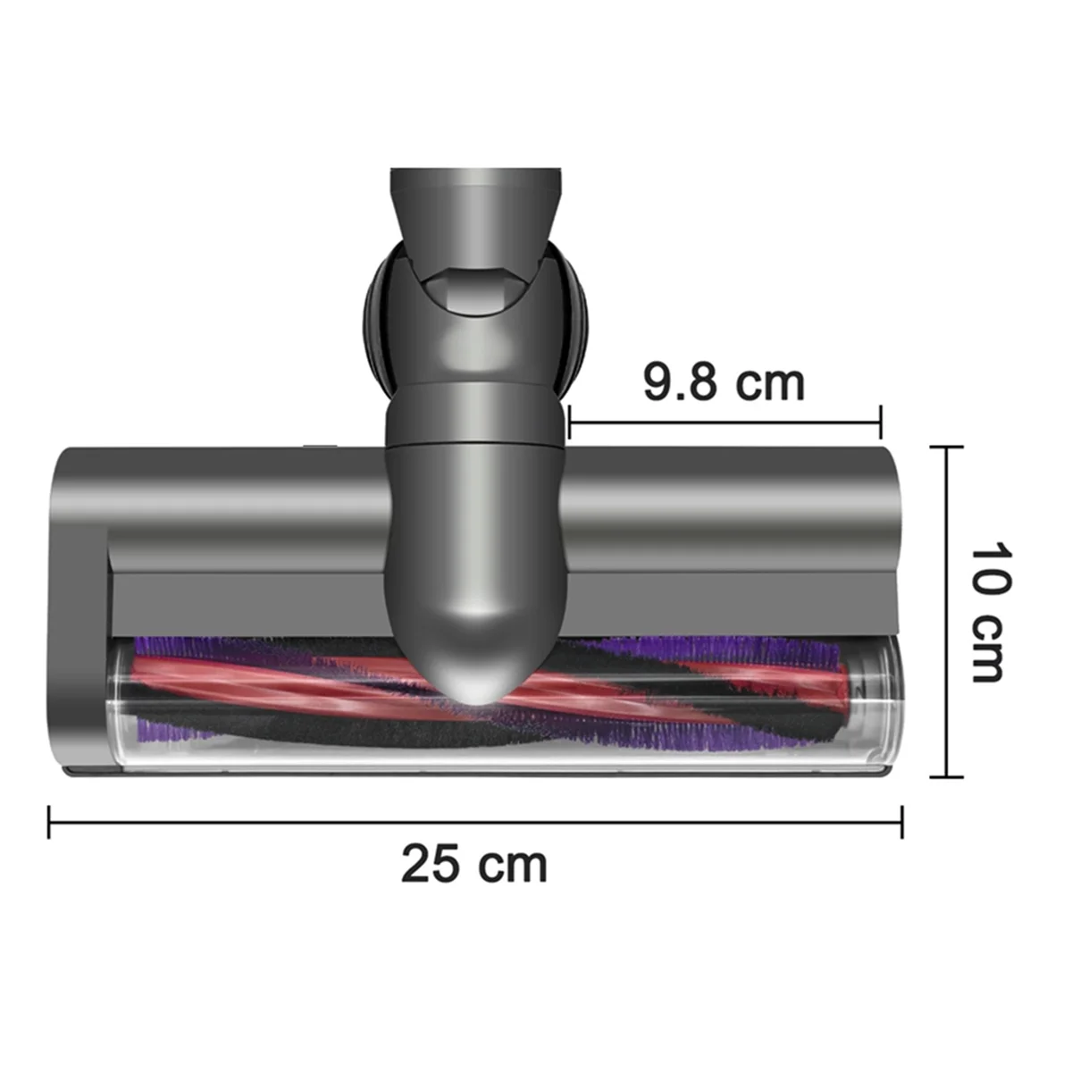 Turbine Brush for Dyson V6 DC58 DC59 DC62 DC72 Motor Brush High Torque Vacuum Cleaner Direct Drive Electric Head