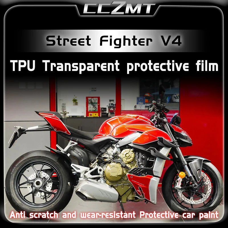 

For Ducati Street Fighter V4 Invisible Car Clothing Film Body Paint Transparent Protection Film Scratches Repair Modification