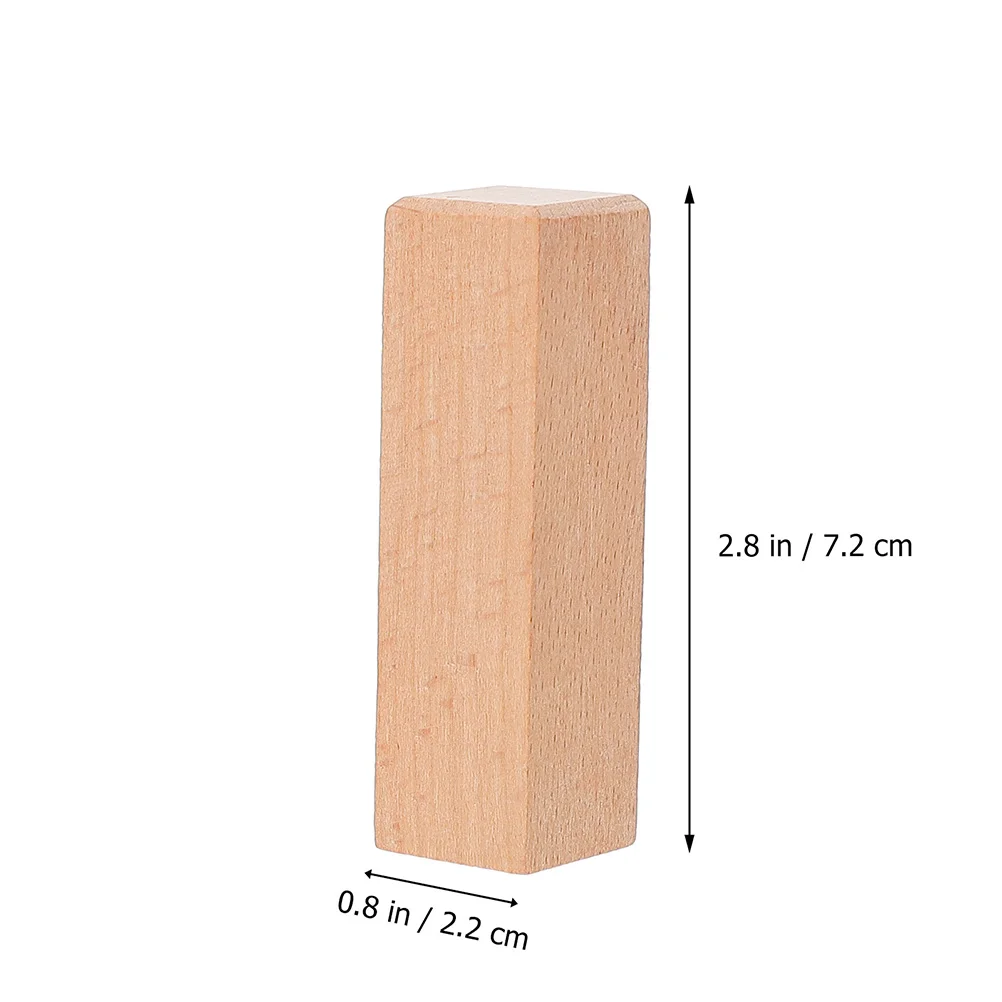 

12pcs Wooden Carving Blocks Unfinished DIY Seal Crafting Materials Small Wood Blocks for Whittling Projects Sewing Tools