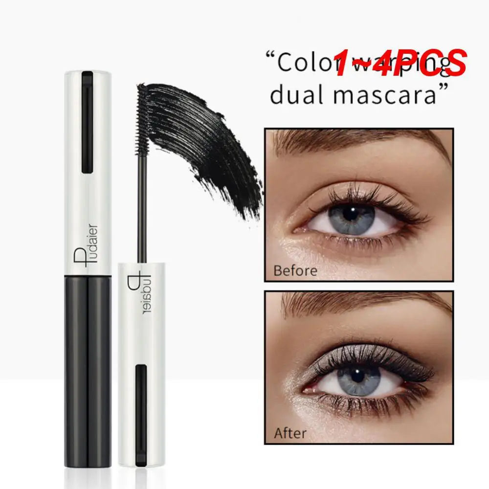 

1~4PCS Mascara Volumizing Non-irritating Waterproof Mascara For Long-lasting Wear Curling Celebrity Favorite Trendy Thick