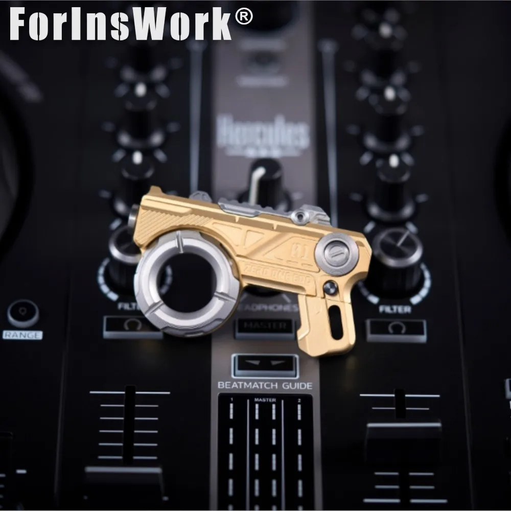 01edc Knight 2.0 Mechanischer Fingerring, multifunktionales Spielzeug, mechanisches Drücken, Fidget, Antistress, entspannendes Fidget-Spielzeug