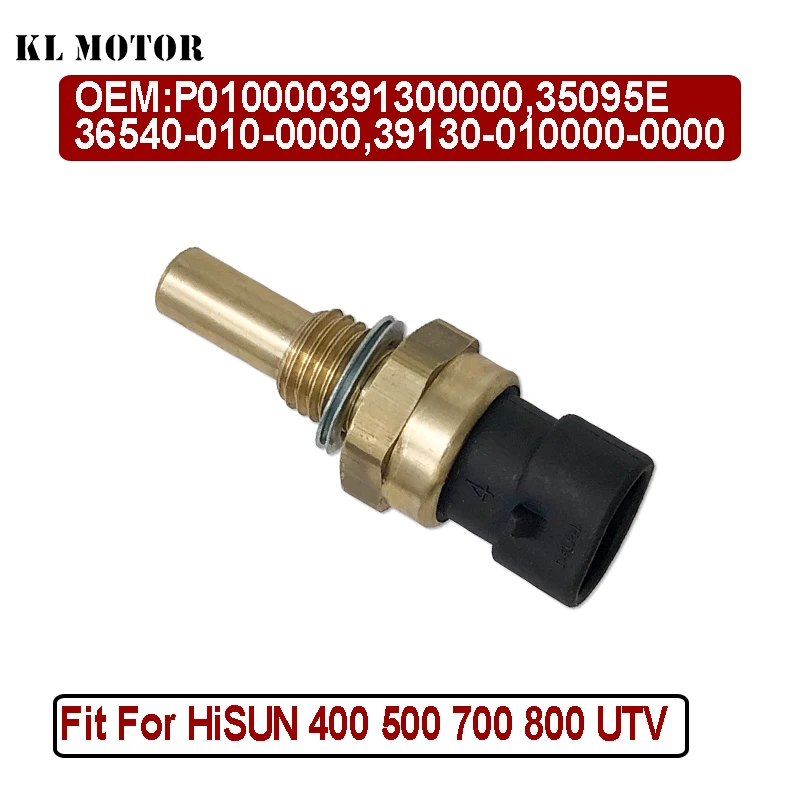 

Water Temperature Sensor For HiSUN 400 500 700 800 UTV MSU EFI Massimo TSC YS 2 cables P010000391300000