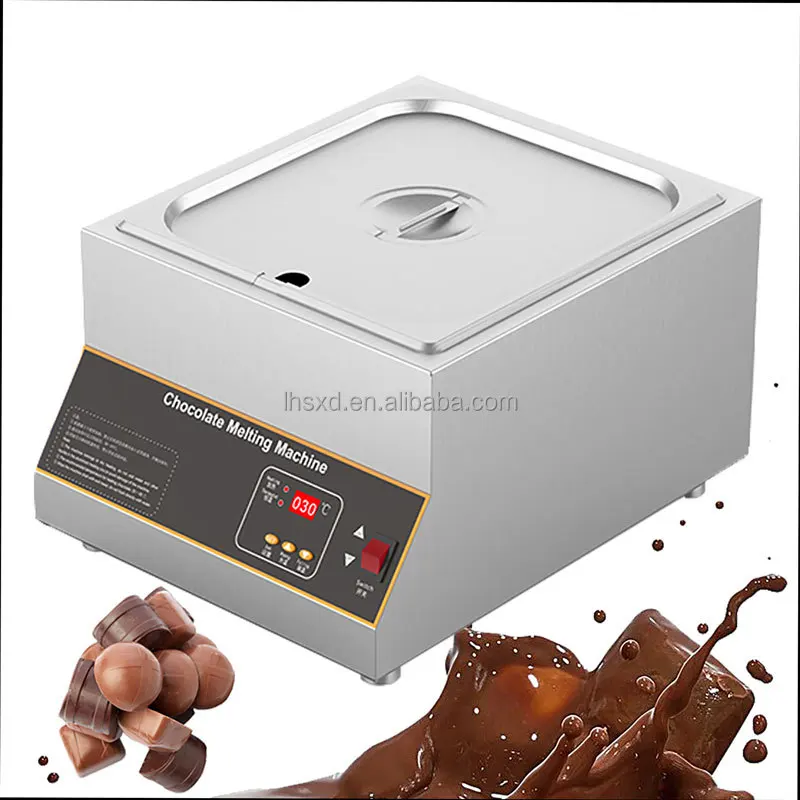 

MINI Chocolate Making Machine Electric 2 Tank Chocolate Warmer Chocolate Melting Machine