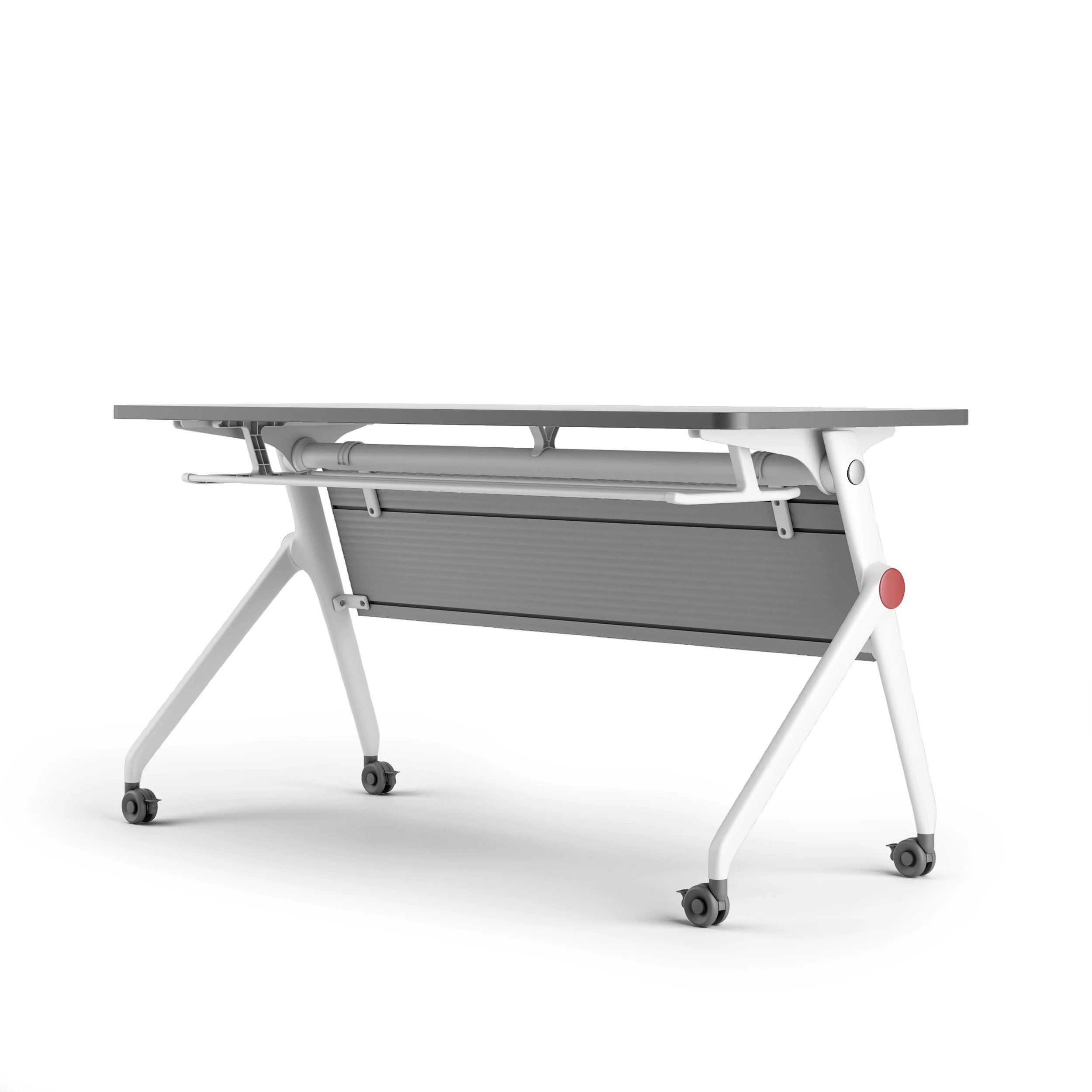 

Castors Mobile Conference Tables for Meeting Room Modern Design Task Desk Luxury Office Furniture Folding Training Table