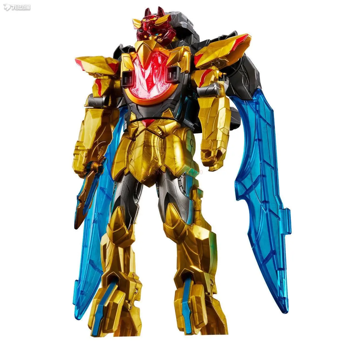 ของแท้จาก Bandai ฟิกเกอร์ DX No.1 Sentai Gozyuger Tegasword Leon Buster 50 Sentai พร้อมแหวน ของเล่นสะสม ของขวัญ