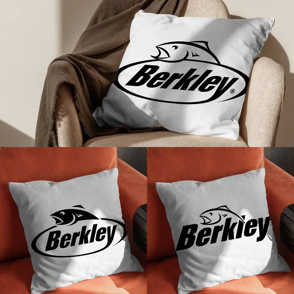 

Logo B-Berkley Pillow Case For Car Pillows 60x60 Cushions Luxury Double Sided Cover Home And Decoration Sofa 30x30