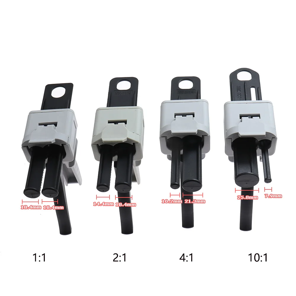 Imagem -02 - Dois Componentes ab Cola Selante Cola Epoxy Gun1: 2:1 Aplicador Cola Adhensive Espremer Misturado Manual Injetor de Calafetagem Dispenser 50ml