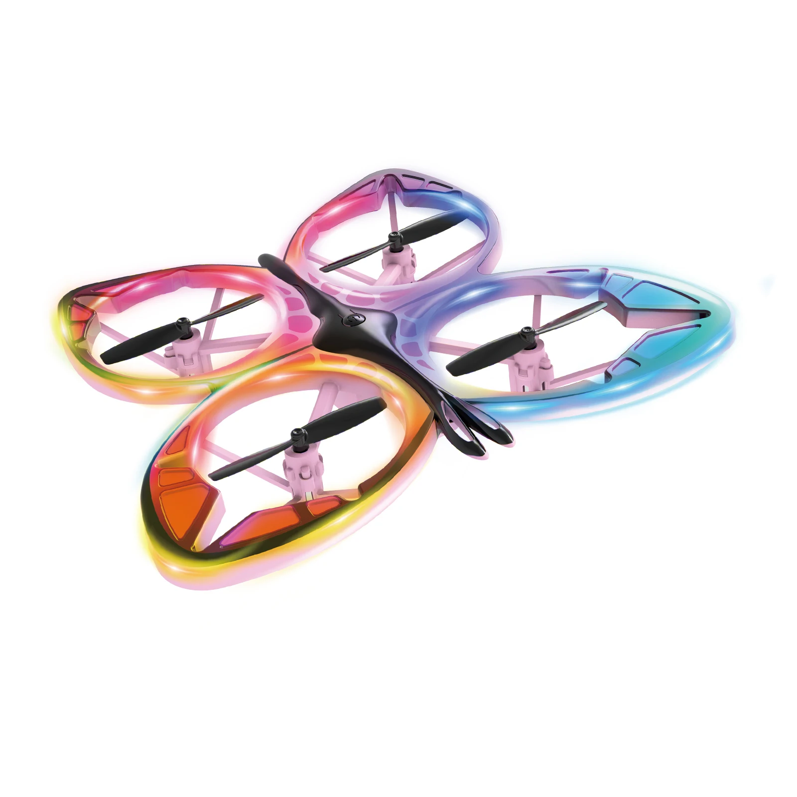 

Мини-дрон для детей, дрон с дистанционным управлением и красочной подсветкой, 3D-флип, безголовый режим, удержание высоты, идеальный подарок, игрушка для начинающих