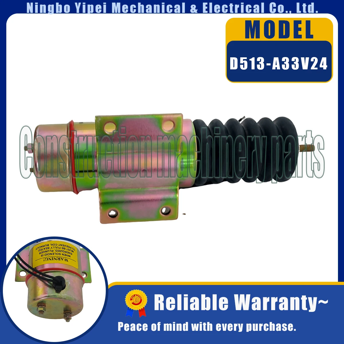 24v-1pc-new-d513-a33v24-fuel-flameout-solenoid-syncro-start-2011-24e2u1-24v-for-cummins