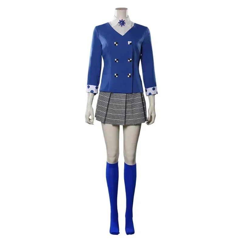 Disfraz de Cosplay Heathers The Musical Veronica Sawyer, conjunto de uniforme de escuela secundaria, trajes de falda, olímpicos de pueblo