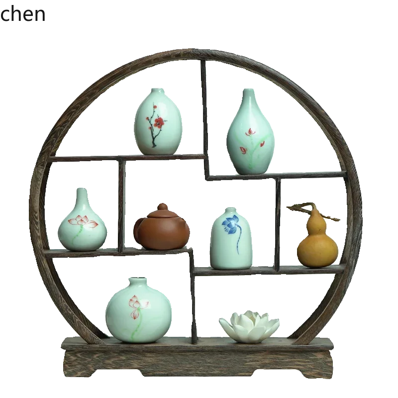 

L15- Ceramic Vase Entrance Table Living Room Tea Room Cabinet Home Decoration Ornament