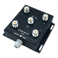 4-Way Coax Remote Antenna Switch Antenna Switch Antenna Signal Switch Antenna Splitter Switch for Convenient Switching