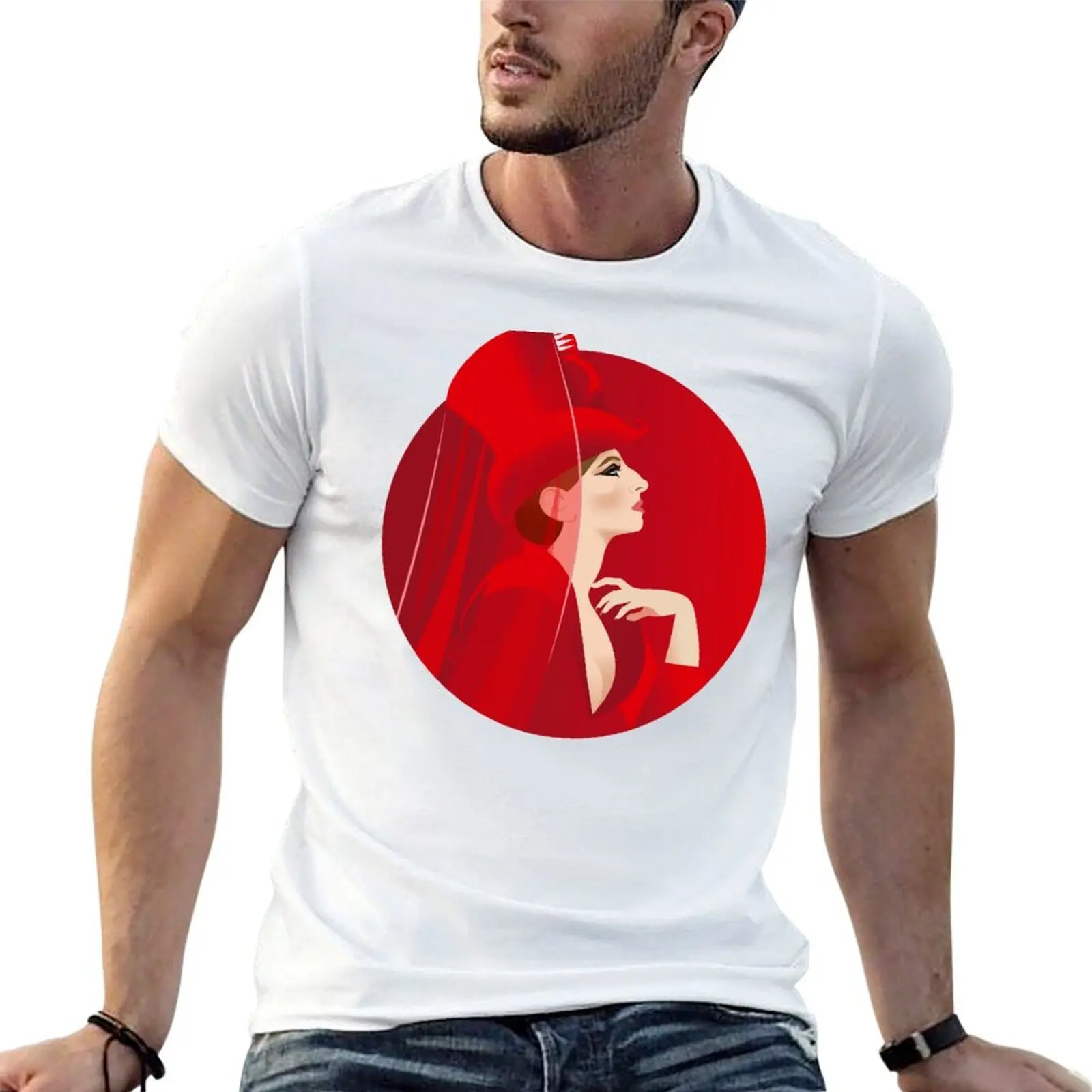 

Red Melinda T-Shirt man t shirt heavy cotton men t shirt cotton 100% t shirts for man graphic vintage T-shirt