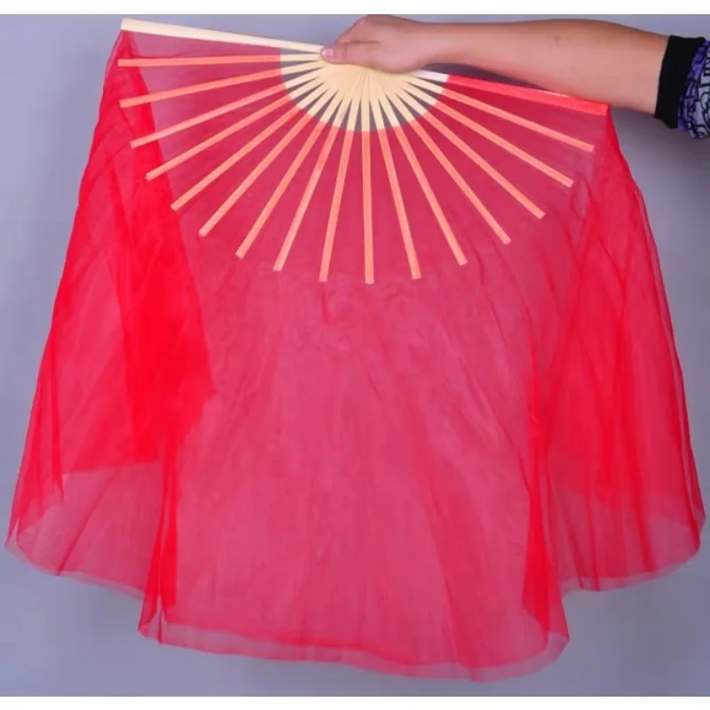 Lengthened Yangge Fan Yarn Fan Dance Double Sided