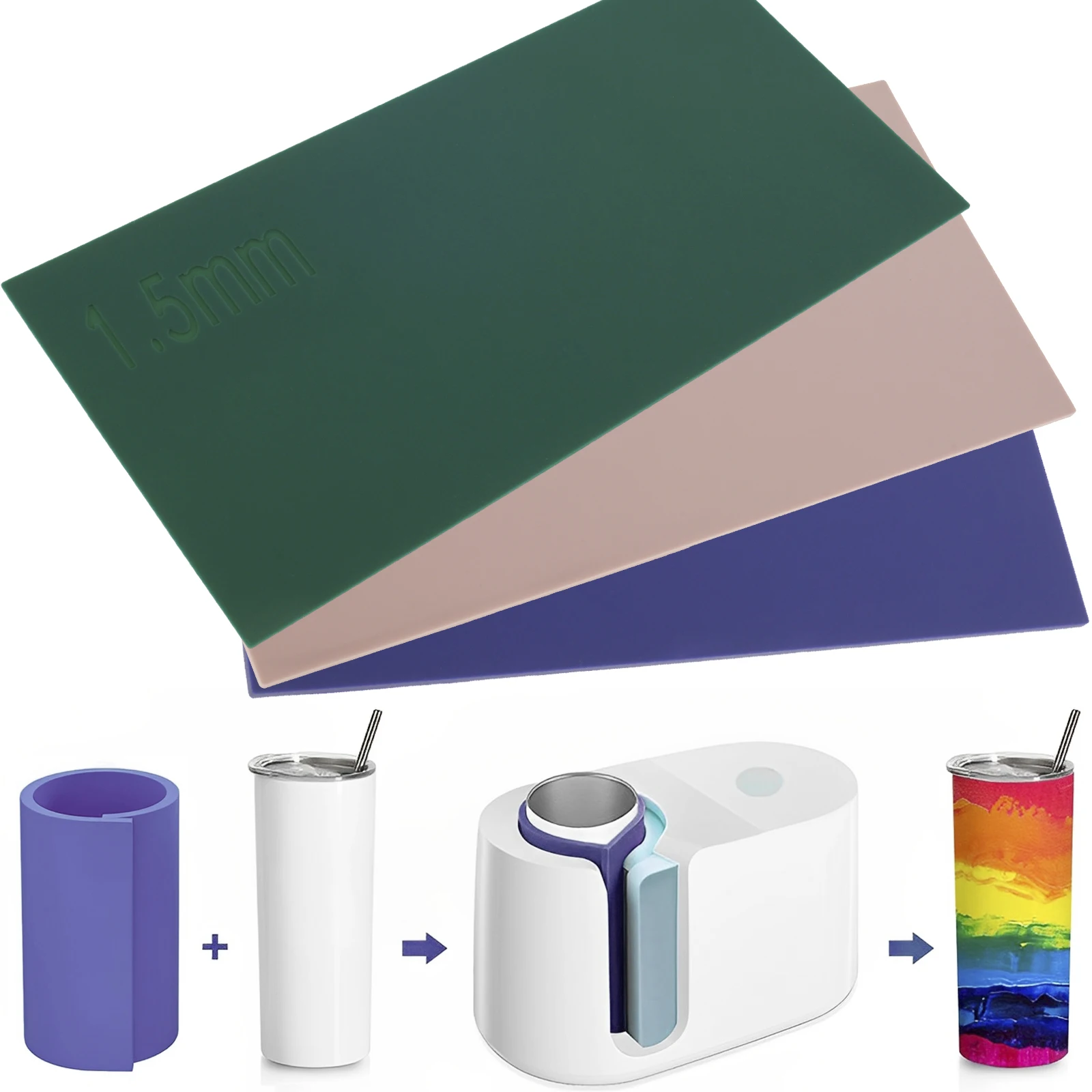 Variant: Green pink purple