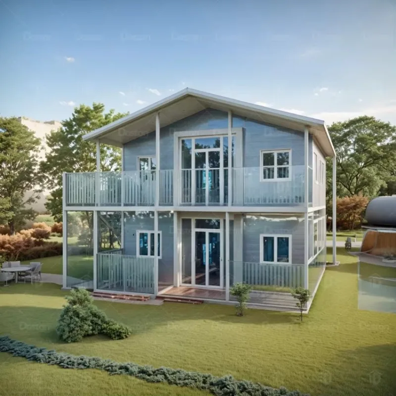 Expandable Prefab Container House Single Layer Folding House Double Layer Luxury Modular Container Home for School Apartment